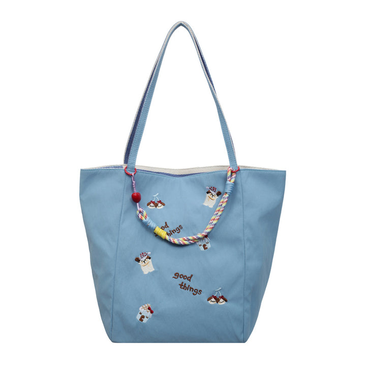Embroidered Casual Tote Stornfield