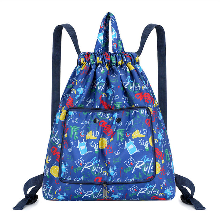Lightweight Floral Drawstring Backpack Stornfield