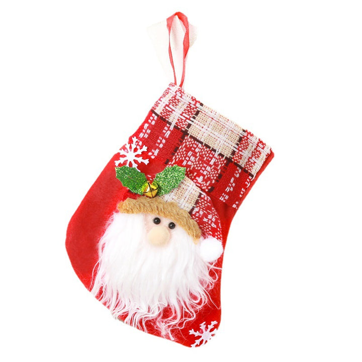 Festive Christmas stocking with reindeer motif Stornfield
