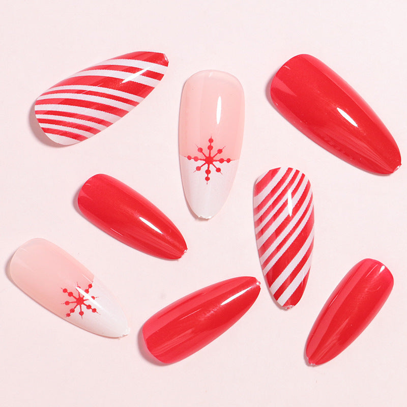 Decorative Press-On Nail Design Set Stornfield