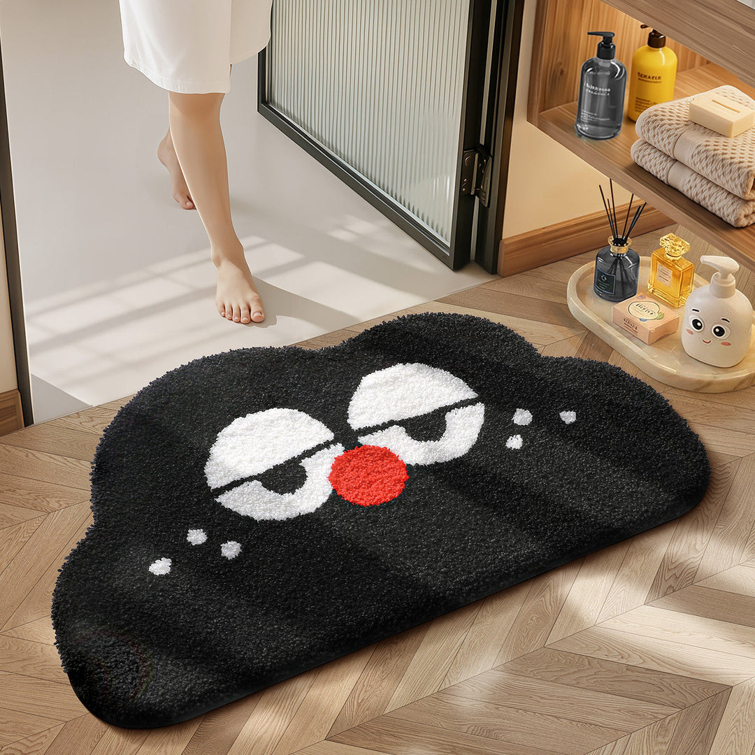Plush Cartoon Character Bath Mat