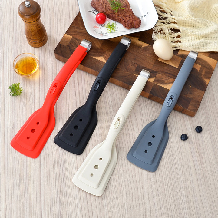Ergonomic silicone spatula with stainless steel accents Stornfield