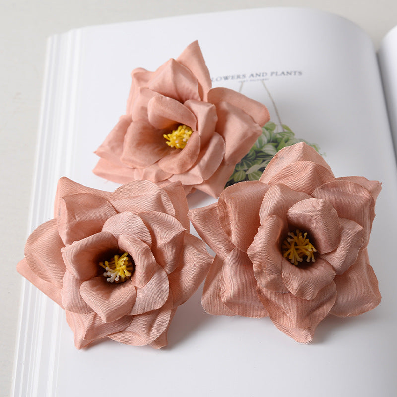 Elegant Fabric Flower Hair Clusters