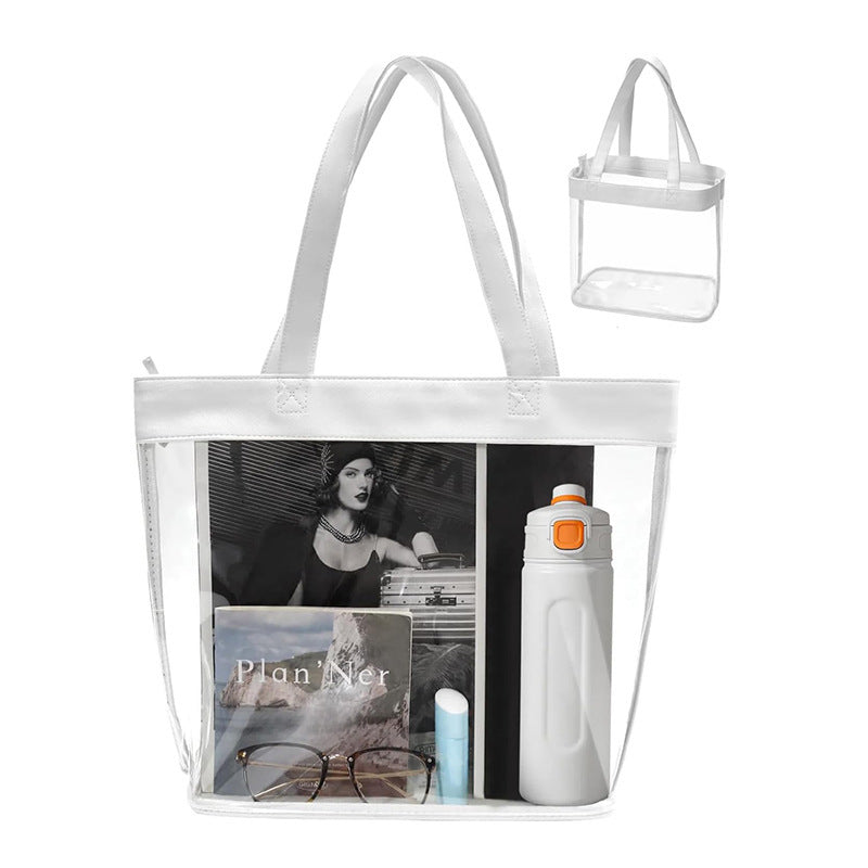 Transparent Shopping Bag in Modern Design Stornfield