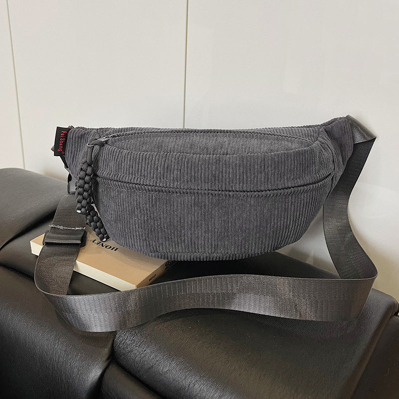 WoTrendy Corduroy Crossbody Bag Stornfield