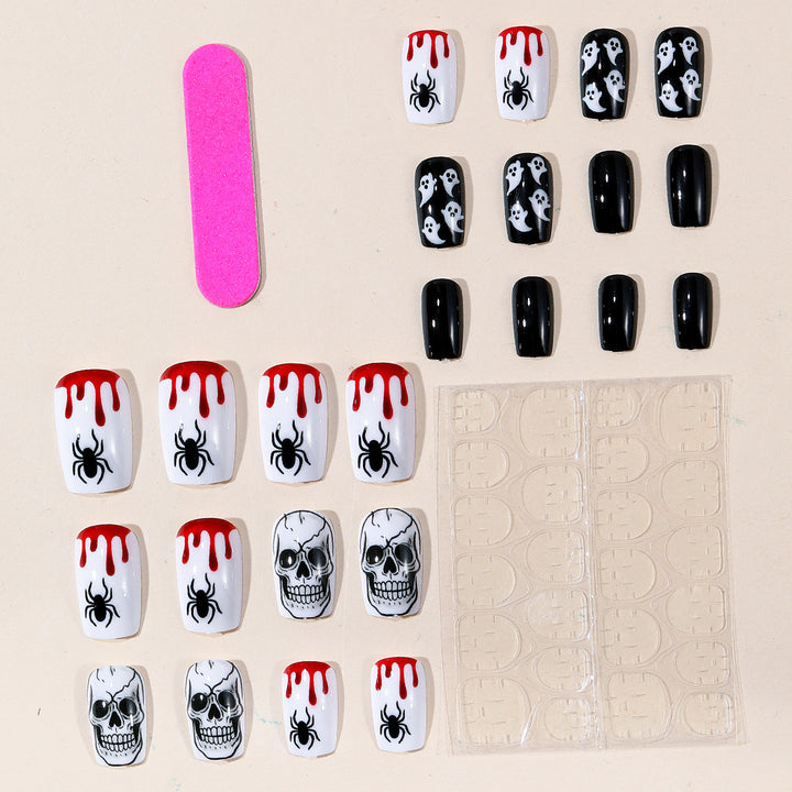 Halloween-Themed Spooky Nail Art Set Stornfield