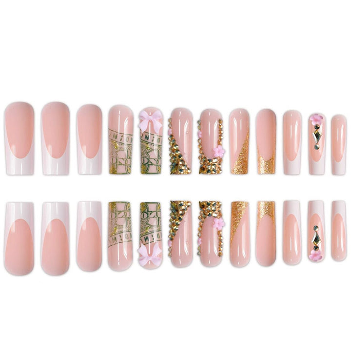 Glamorous Decorative Press-On Nails with Unique Embellishments Stornfield