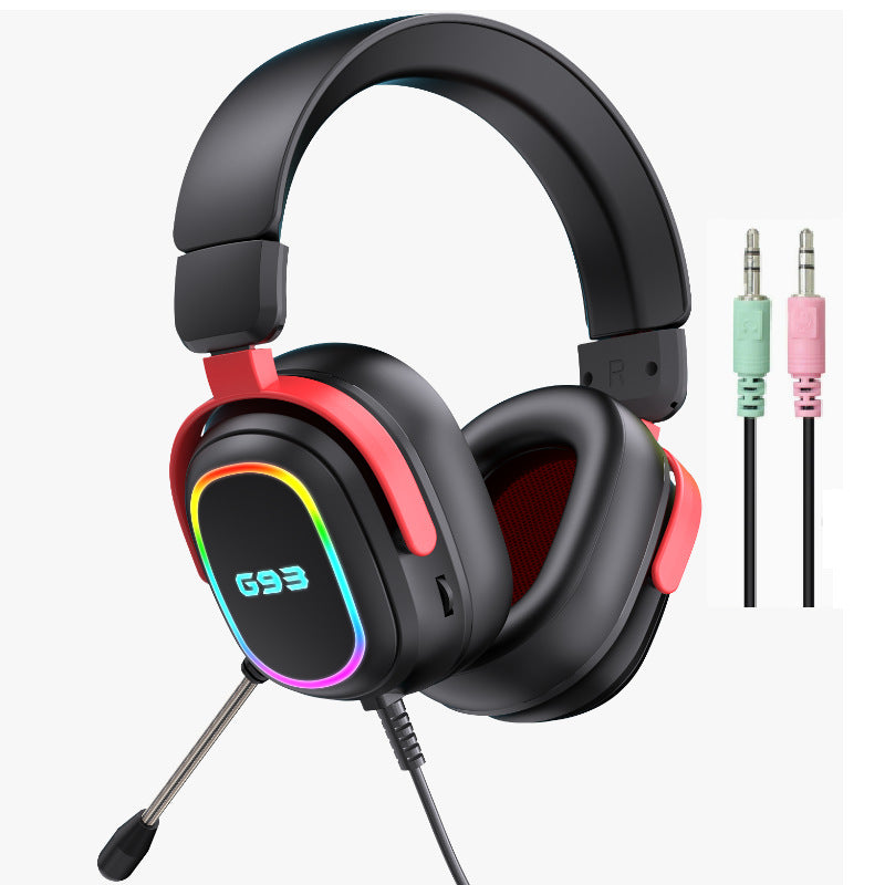 Gaming headset with RGB backlighting and comfortable padding Stornfield