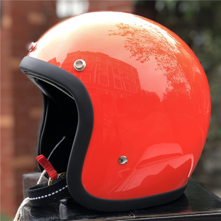 Classic Cruiser Motorcycle Safety Helmet Stornfield