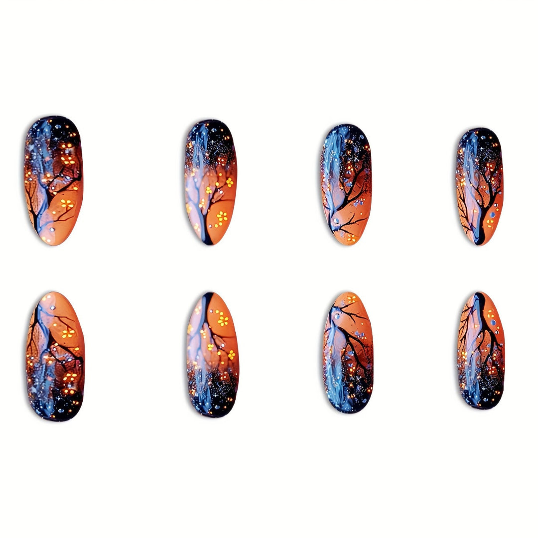 Artistic Night Sky Themed Nail Art Stornfield