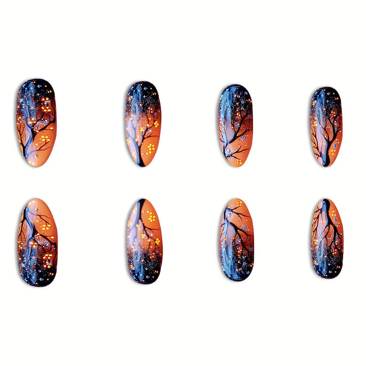 Artistic Night Sky Themed Nail Art Stornfield