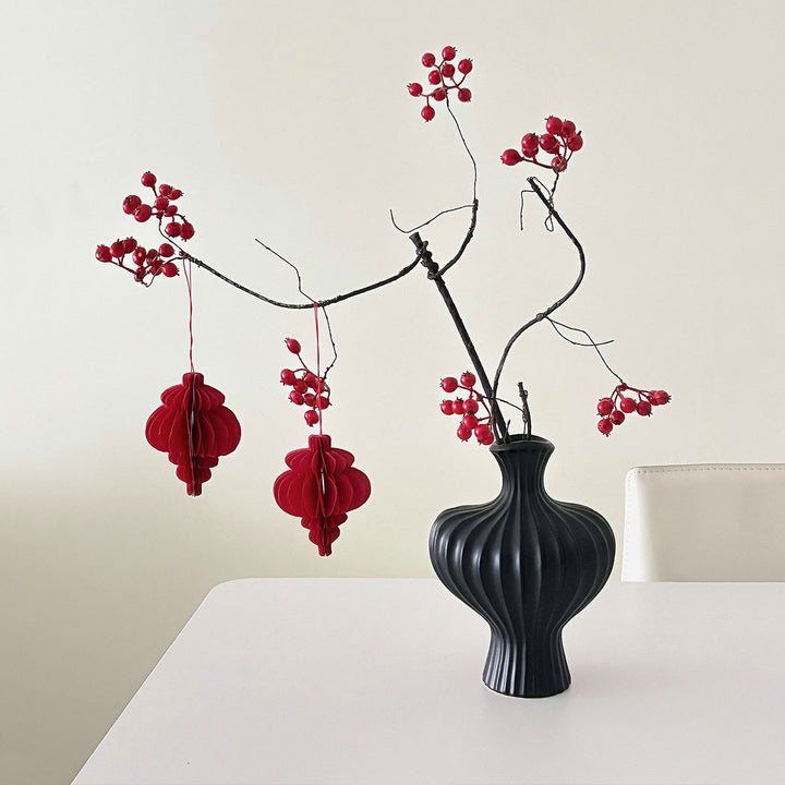Wabi-Sabi Ceramic Vase Ornament