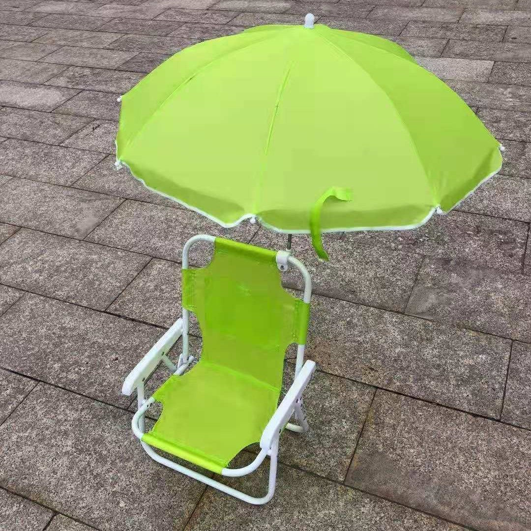 Beach chair with sun umbrella Stornfield