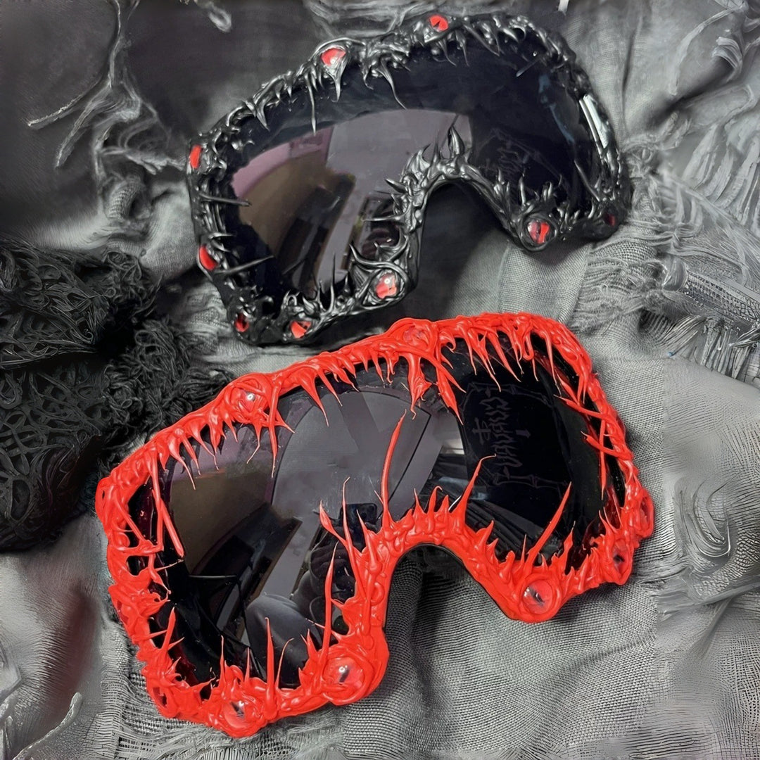 Ladies futuristic sports sunglasses with creative design Stornfield