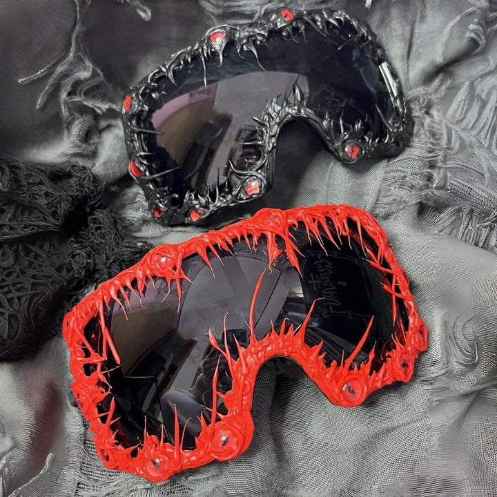 Ladies futuristic sports sunglasses with creative design Stornfield