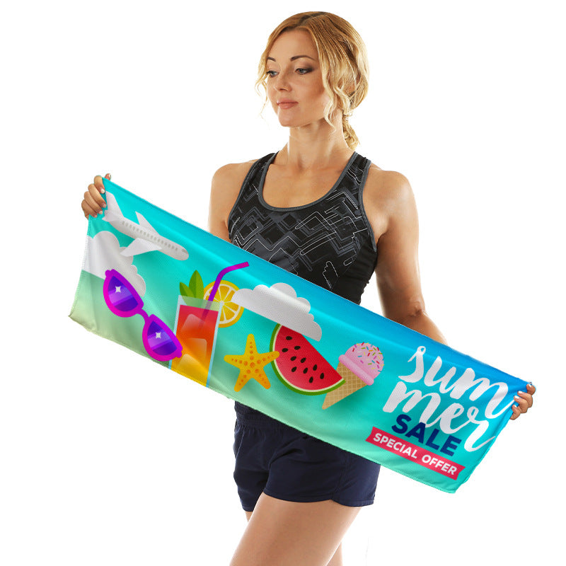Sporty microfiber cloth with vibrant summer design Stornfield