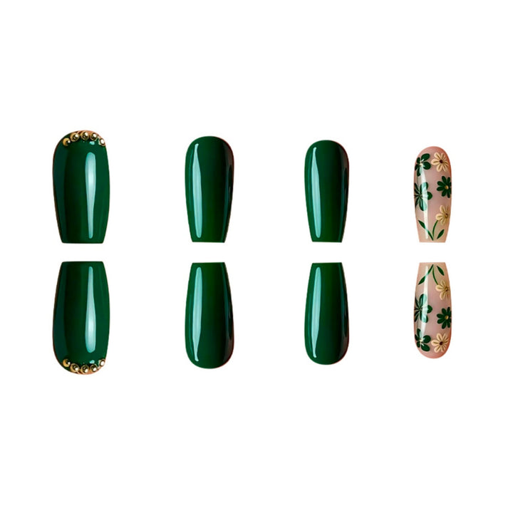 Botanical Nail Art Press-On Set Stornfield