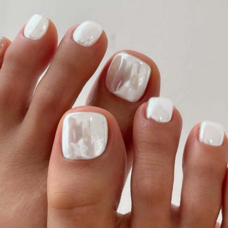 Premium Glossy Rectangle Press-On Nail Set Stornfield