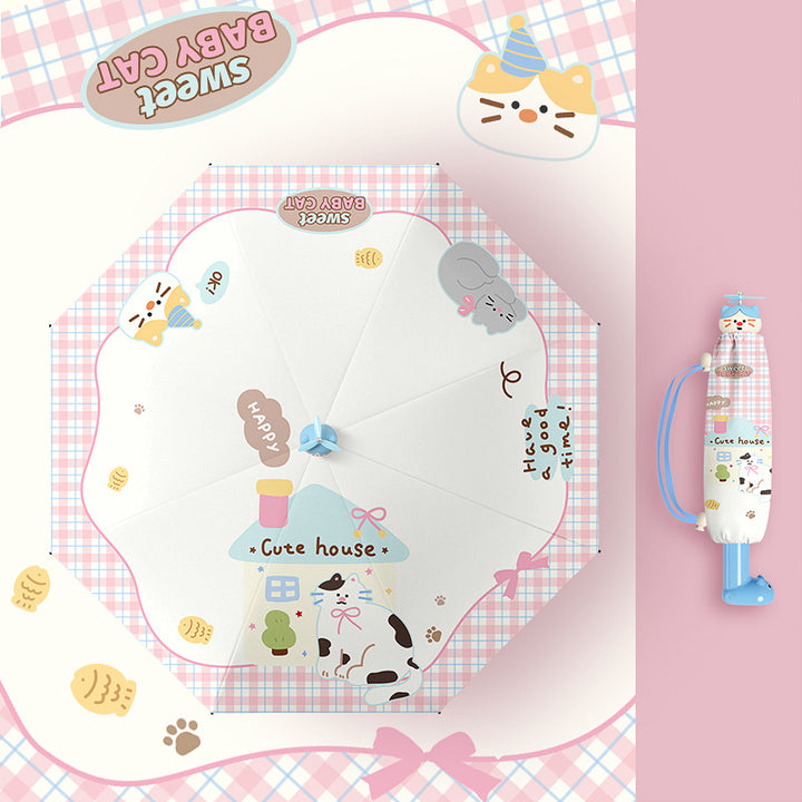 Women's Foldable Umbrella with Cute Animal Design Stornfield