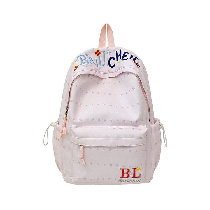 Creative Character Embroidered Backpack Stornfield