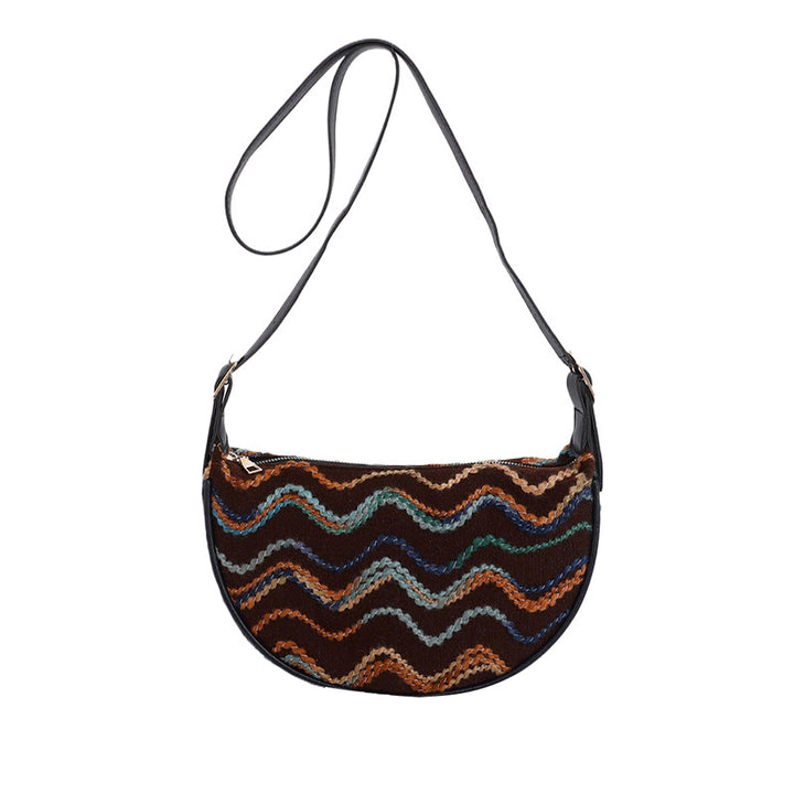 Vintage-Inspired Woven Crossbody Bag Stornfield