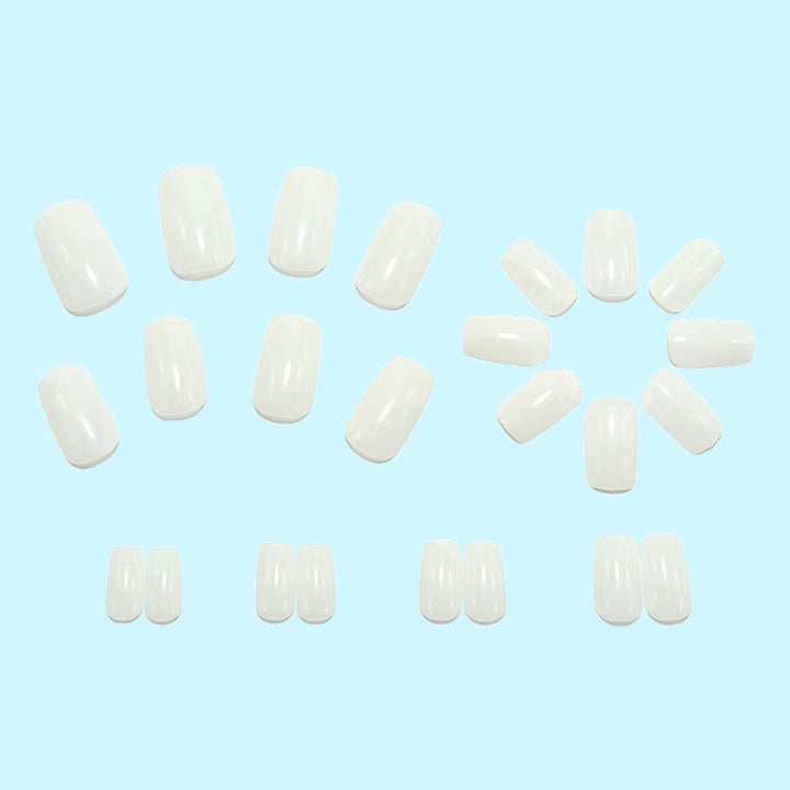 Artificial nails in elegant French design with high-gloss finish Stornfield