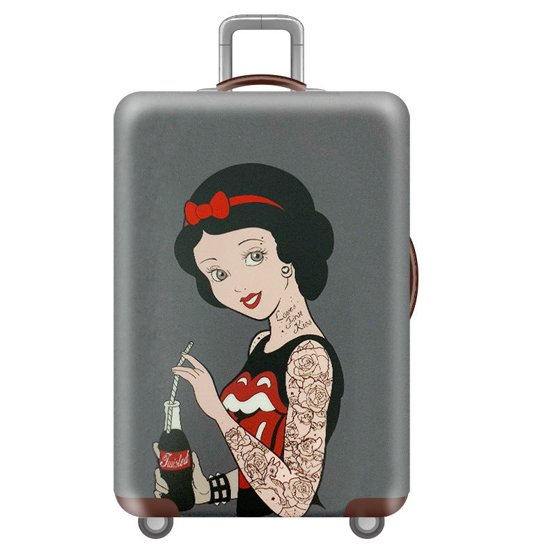 Women's Hard Shell Suitcase with Unique Illustration Design Stornfield