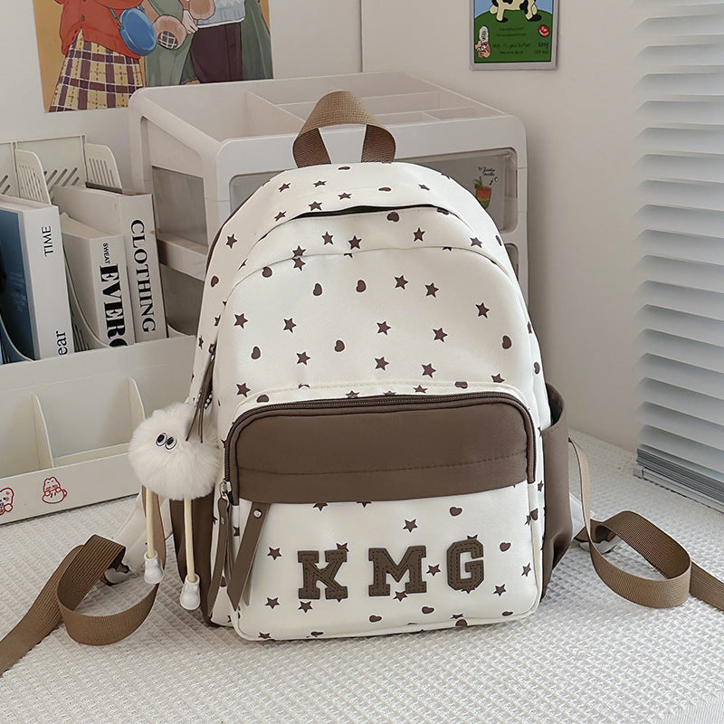 Casual Star-Patterned Backpack Stornfield 1791204760