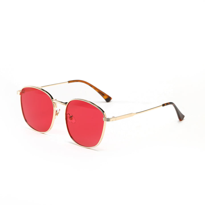 Women's fashionable hexagon sunglasses with luxurious metal frame Stornfield