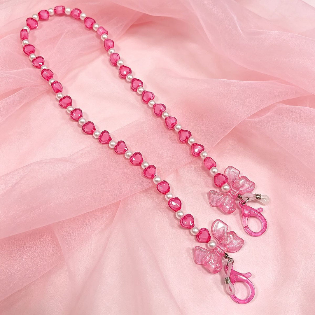 Heart-shaped Beaded Eyewear Chain Stornfield