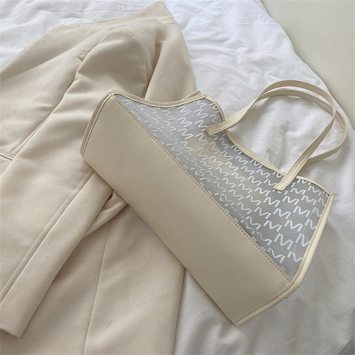 Transparent Structured Tote Handbag