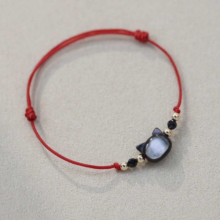 Adjustable Cat-Themed Charm Bracelet Stornfield