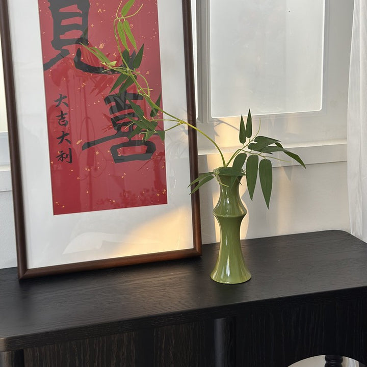 Retro Ceramic Bamboo Vase