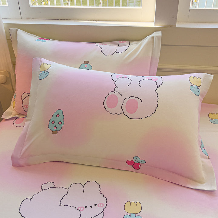 Cartoon-Themed Decorative Pillow Set