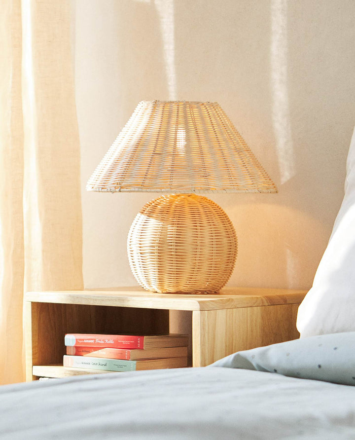 Handcrafted Rattan Table Lamp Stornfield
