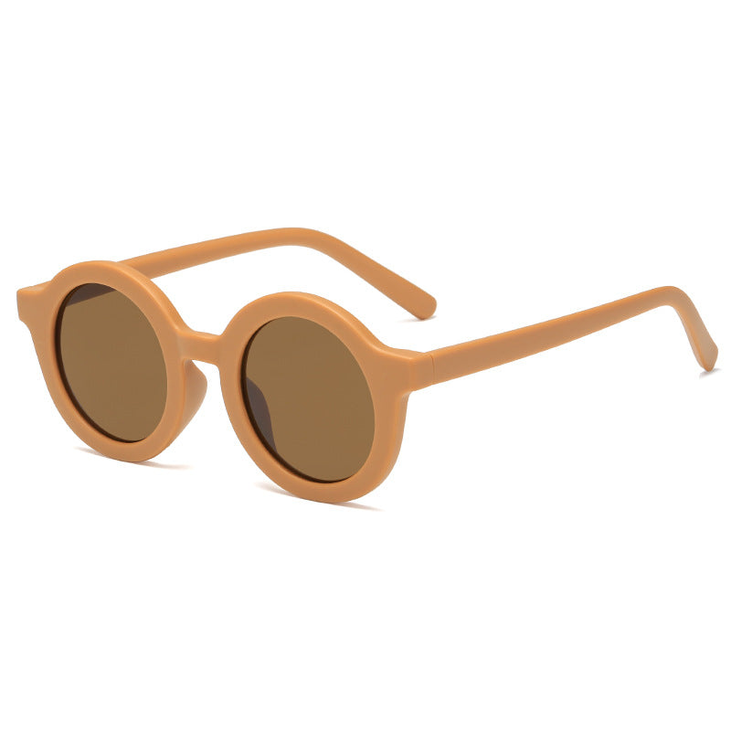 Women's stylish round sunglasses with modern plastic frame Stornfield
