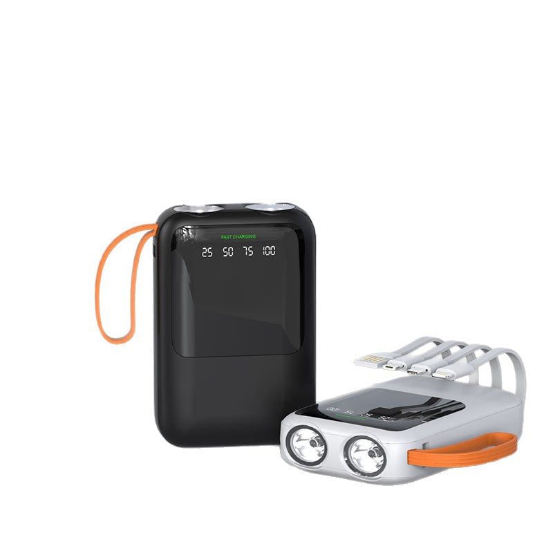Portable power bank with versatile charging ports and LED display Stornfield