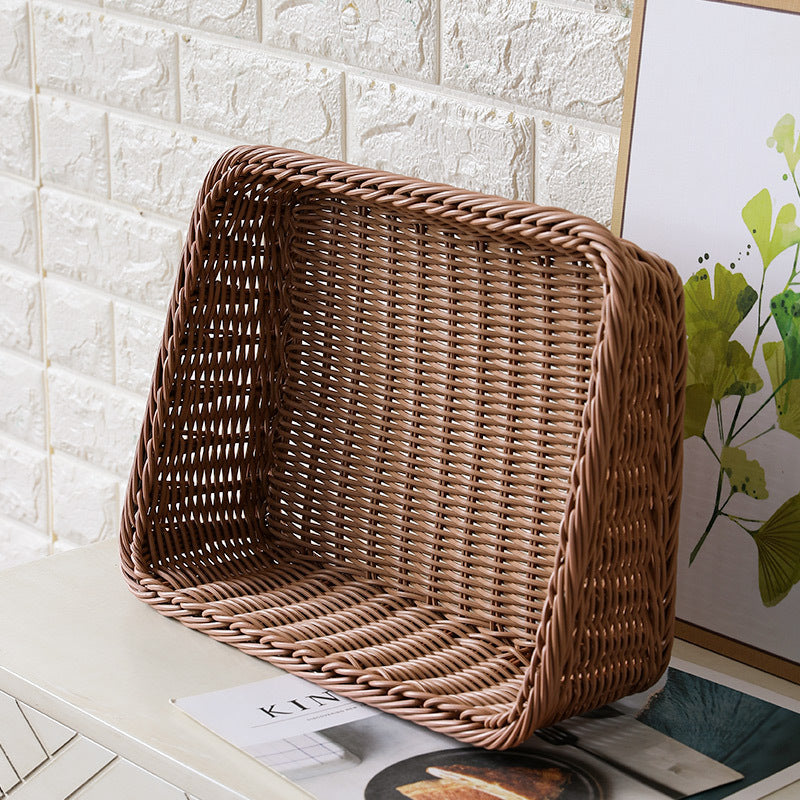 Unisex Portable Storage Box made of Woven Rattan Stornfield