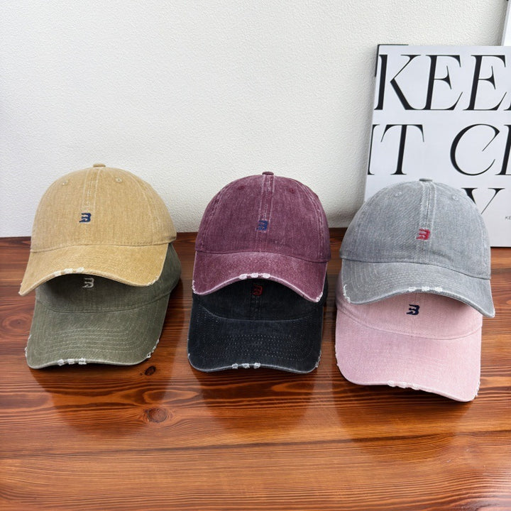Unisex Distressed Cotton Baseball Cap Stornfield 1784083761