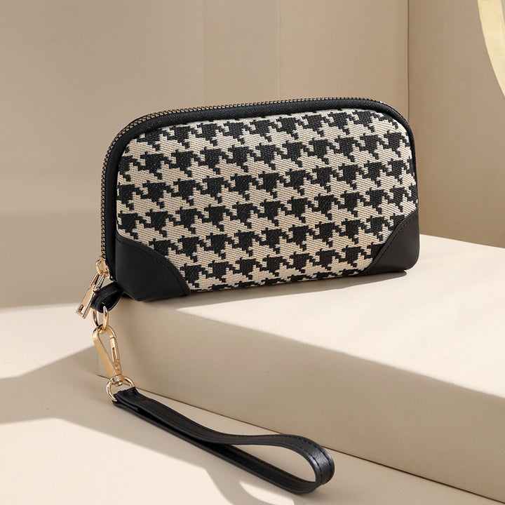 Stylish Zip-Around Clutch