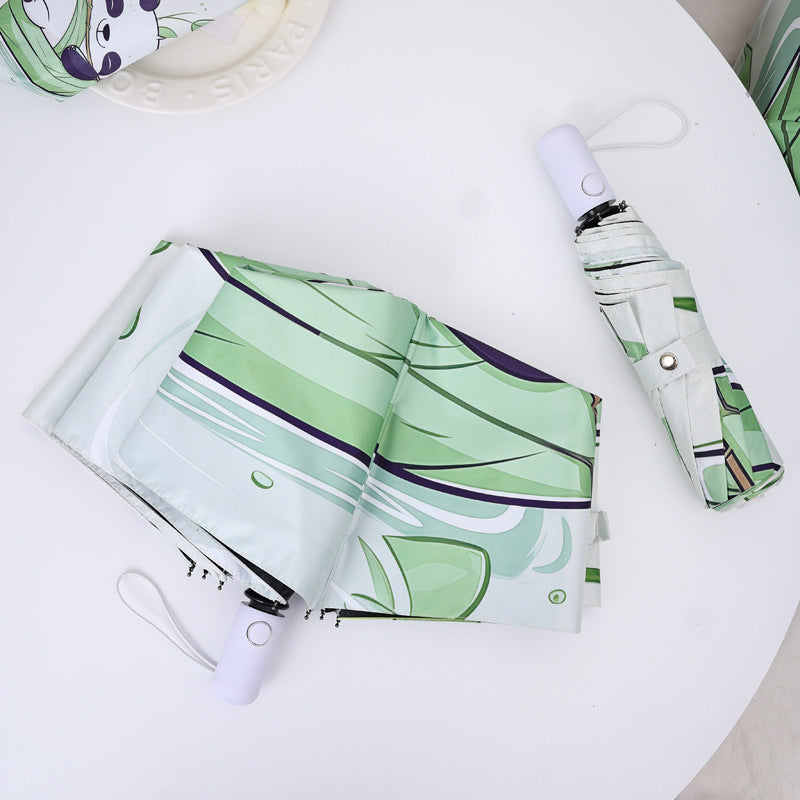 Women's creative folding umbrella with playful design Stornfield