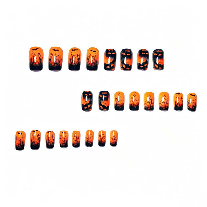 Creative artificial nails with spooky Halloween design Stornfield