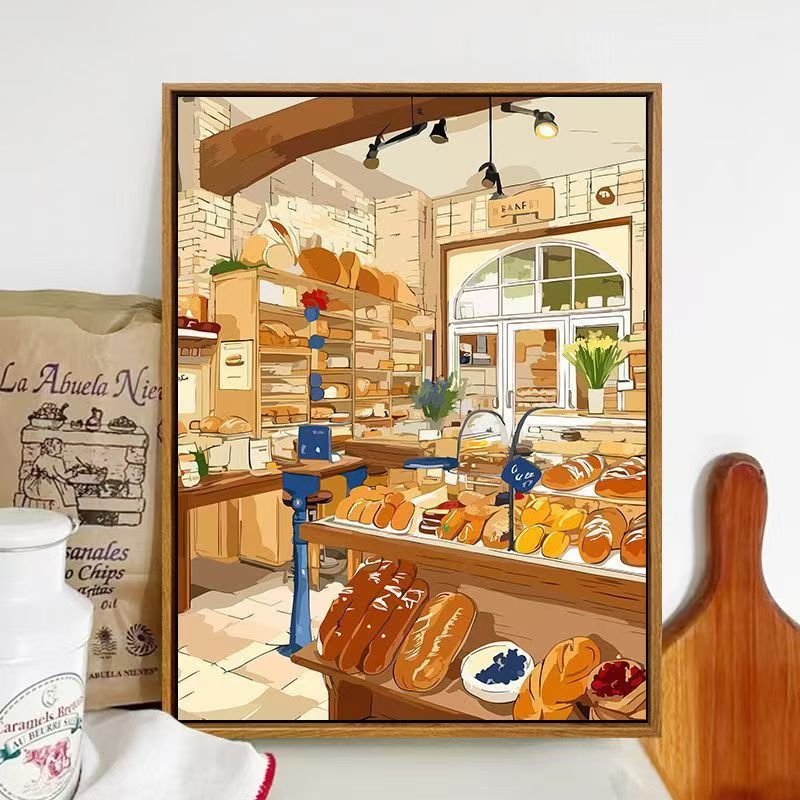 Bakery-Themed Illustrated Wall Art Stornfield