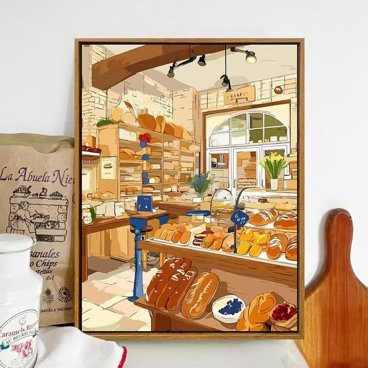 Bakery-Themed Illustrated Wall Art Stornfield