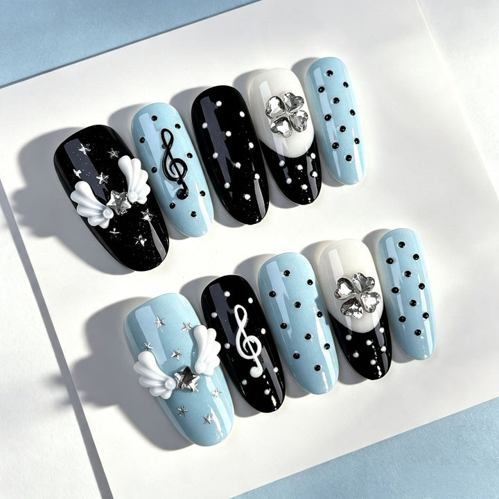 Musical Themed Press-On Nail Collection