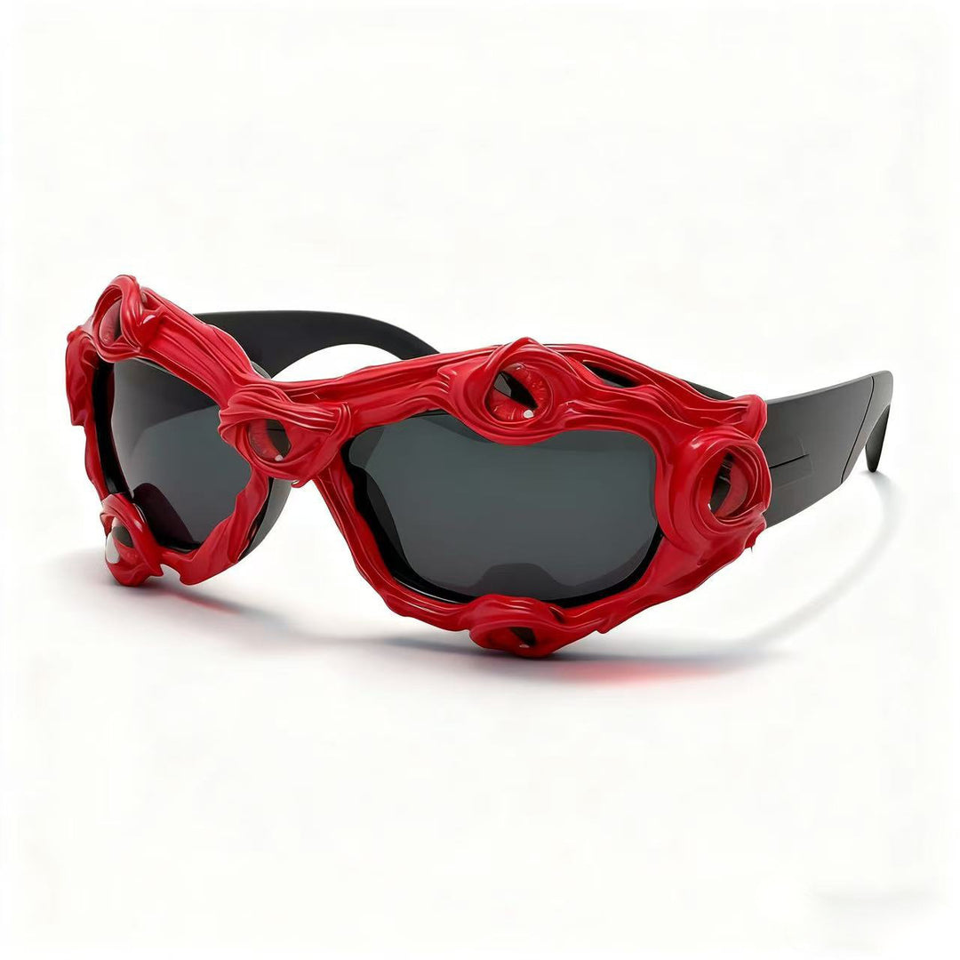 Women's creative designer sunglasses with extravagant 3D elements Stornfield