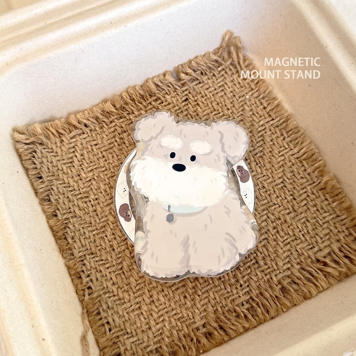Magnetic smartphone holder in cute dog design Stornfield