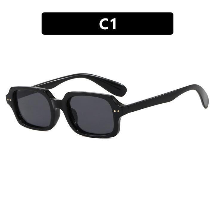 Ladies stylish square sunglasses with striking accents Stornfield