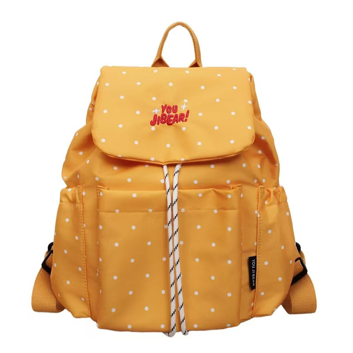 Polka Dot Textured Backpack Stornfield