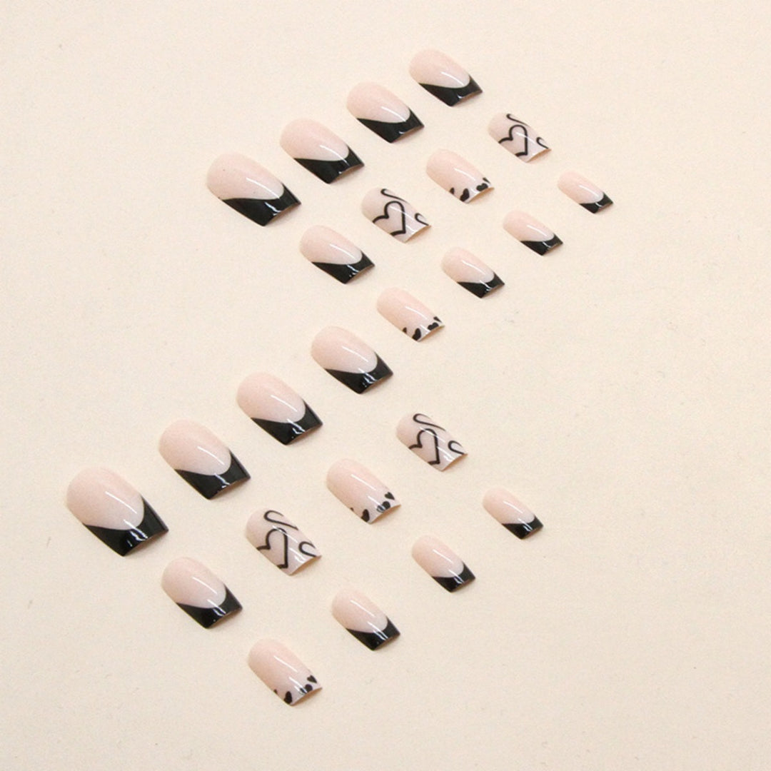 Elegant Heart Pattern Nail Art Stornfield